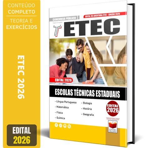 Demanda Etec 2026 - Apostila Etec 2026 - Vestibular Escolas Técnicas Estaduais - Solução ...