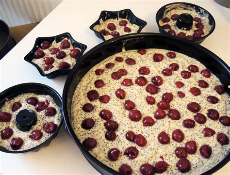 Mohnkuchen Mit Kirschen Rezept Kochenohne