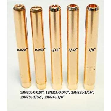 WeldingCity Long Collet 13NL Series Assorted Size 020 1 8 For TIG