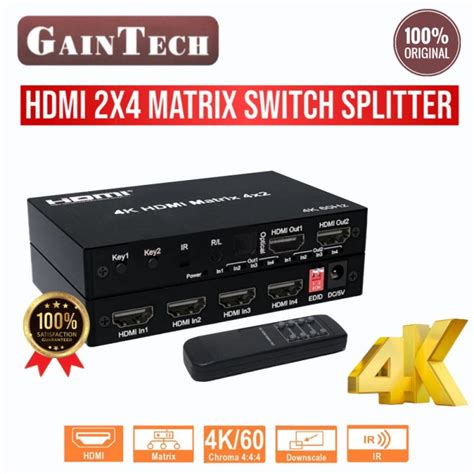 Jual Hdmi Matrix Switch Splitter X In Out Support K Hz