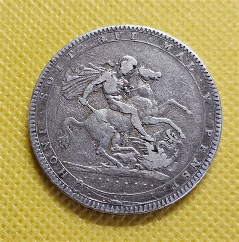 1820 Crown George III British Silver Coin EBay