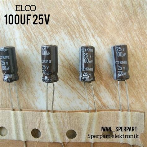 Jual ELCO 100uf 25v Di Lapak ISElektronik Bukalapak