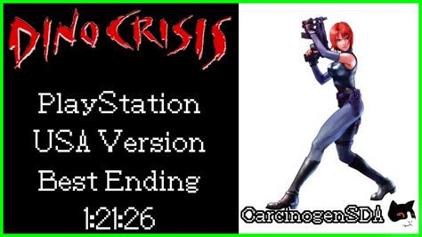 Dino Crisis Psx Speedrun Best Ending 100 12126 Commentated