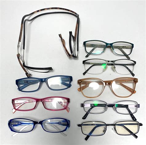 Lot Ten Pairs Of Reading Prescription Glasses