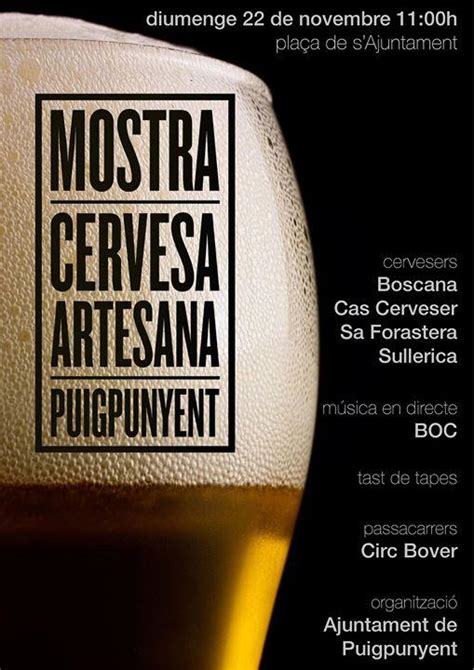 I Mostra De Cervesa Artesana De Puigpunyent Ferias Y Fiestas