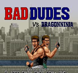 Bad Dudes Screenshots for Arcade - MobyGames