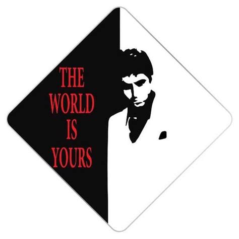 Grad Cap Topper The World Is Yours Scarface Graduation Cap Etsy