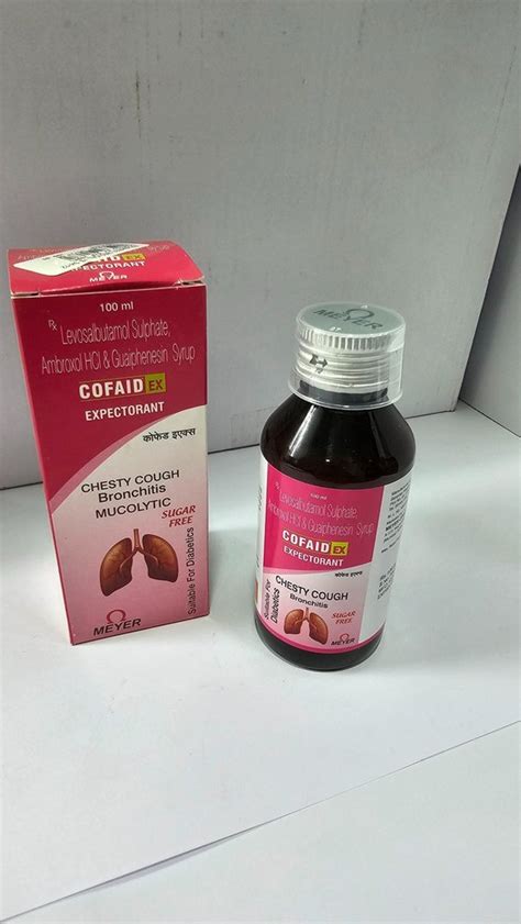 Levosalbutamol Sulphate Ambroxol Hcl Guaiphenesin Syrup Ml At Rs