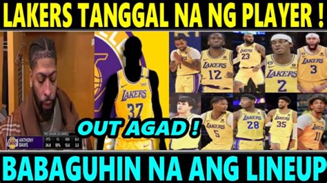 BREAKING Lakers TANGGAL Ng PLAYER OUT NA Sa LINEUP BEVERLEY NI REAL