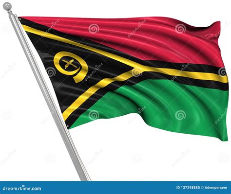 Flag Of Vanuatu Stock Illustration Illustration Of Isolated 137298885