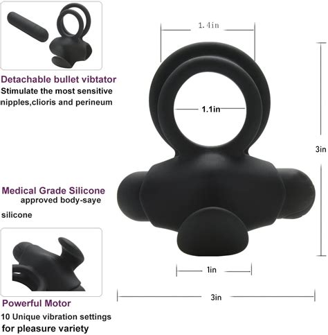 Whisper Silent Cock Ring For Men Harder Longer Stronger Enhancing