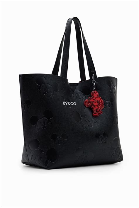 Bolso Shopper Desigual Mickey Mouse Waxp Bolsos