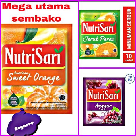 Jual Nutrisari Renceng Isi Saset Varian Rasa Shopee Indonesia