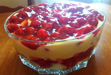 Cherry Trifle | Just A Pinch Recipes