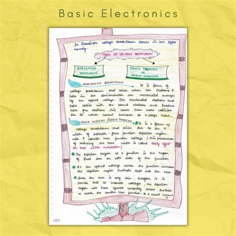 Basic Electronics Notes Buy Basic Electronics Handwritten Notes