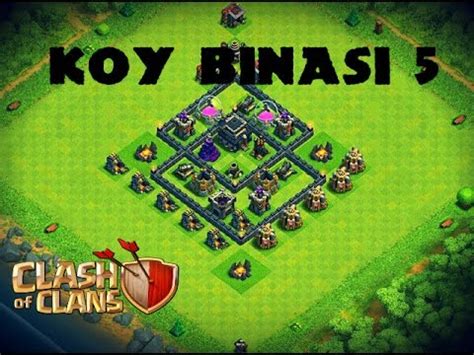 Clash Of Clans Seviye K Y Binas D Zeni Savunma Ganimet Youtube