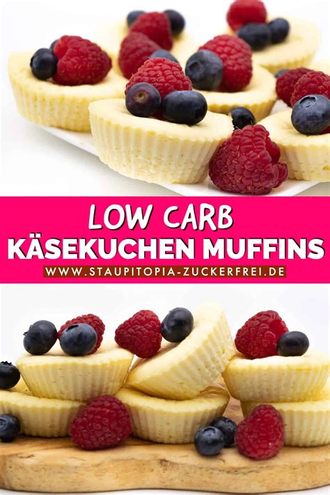 Low Carb Käsekuchen Muffins Staupitopia Zuckerfrei