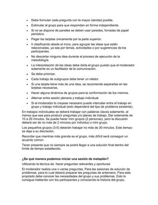 Anexo Metodologia Metaplan Pdf