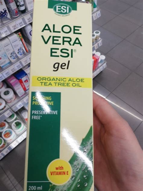 Esi Aloe Vera Gel With Vitamina E Tea Tree Oil Ml Inci Beauty