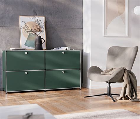 Sideboard Metall CN3 mit 4 Klappenfächern online bestellen bei Tchibo