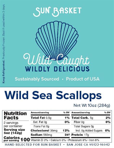 Wild sea scallops | Sunbasket