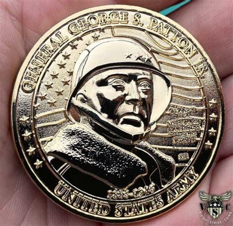 General George S Patton Great American Heroes Gold Clad Coin