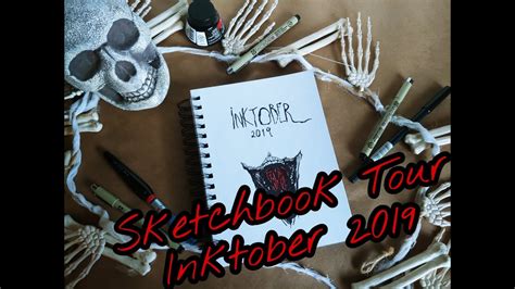 Sketchbook Tour Inktober 2019 YouTube