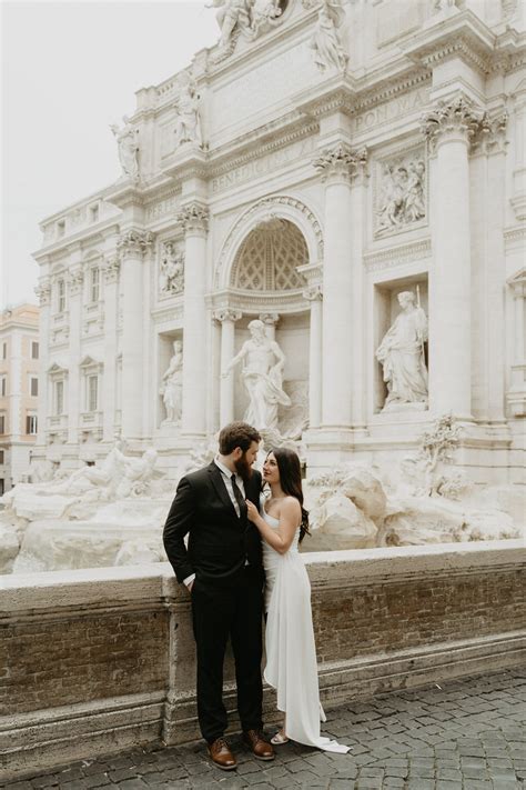 Trevi Fountain Wedding Rome | Emma + Jayce | Silvia Poropat Weddings