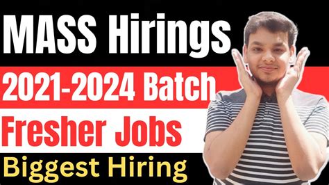 Mass Hirings For 20232024 Batch Off Campus Drive 2021 2022 2023 2024 Batch Hiring