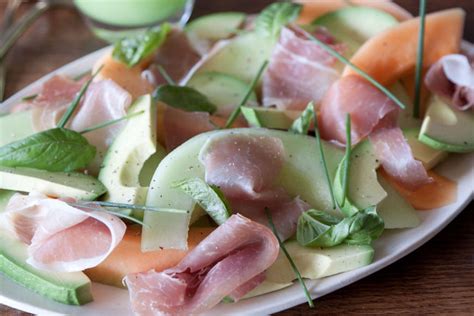 Avocado, Prosciutto & Melon Salad - What's Gaby Cooking