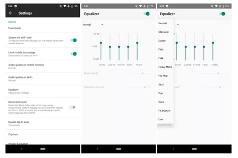 YouTube Music Gets Equalizer Settings in Version 2.59