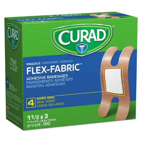 Curad® Flex Fabric Bandages Knuckle 100 Box