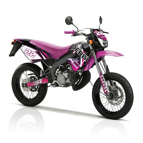 Kit Adhesivos Derbi Senda Xtreme Rosa Con Grietas