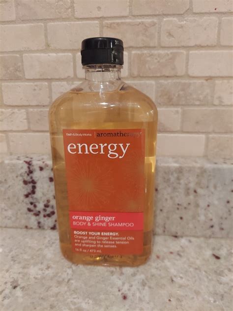 Bath Body Works Aromatherapy Energy Orange Ginger Shampoo Hair Care Xl