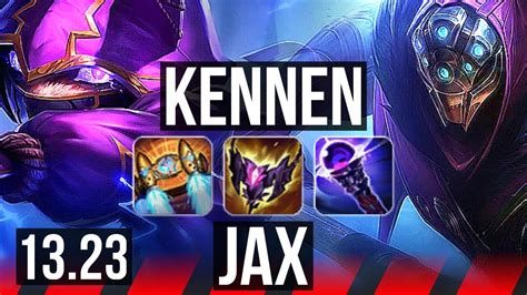 KENNEN Vs JAX TOP Rank 4 Kennen 6 Solo Kills Rank 21 KR