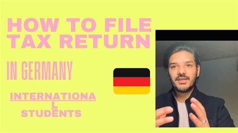 How To File Tax Return In Germany Youtube