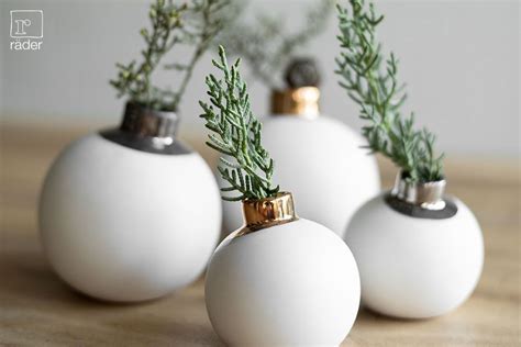 Schneeball Vasen Weihnachtsschmuck Diy Vase Schneeball