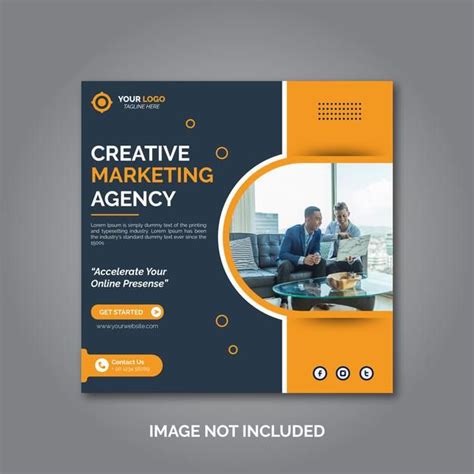 Premium Vector Creative Business Marketing Social Media Post Template Social Media Branding