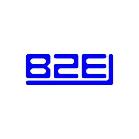 Diseño Creativo Del Logotipo De La Letra Bze Con Gráfico Vectorial Logotipo Simple Y Moderno De