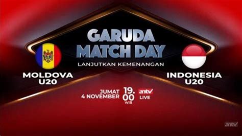 Link Live Streaming Timnas U20 Indonesia Vs Timnas U20 Moldova Laga Uji