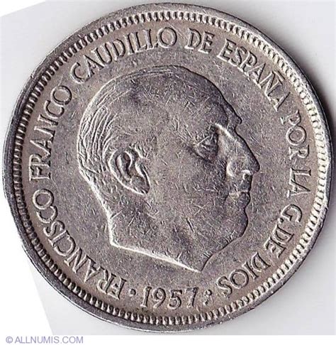 Pesetas Francisco Franco Spain Coin