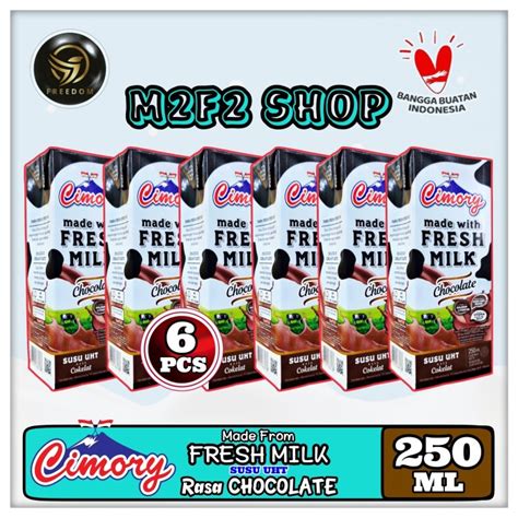 Jual Susu Cimory Fresh Milk Kotak Uht Chocolate Cokelat Original