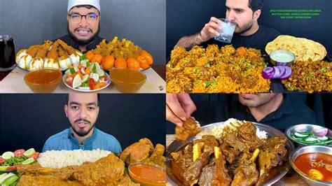 Spicy Chicken Biryani Eating Challenge Mutton Curry Whole Chicken