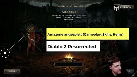 Diablo 2 Resurrected Amazone Angespielt Gameplay Skills Items