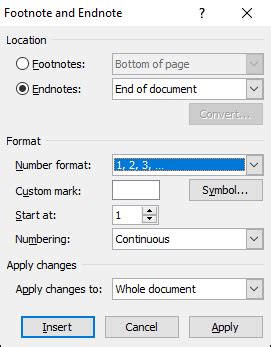 Formatting Endnotes in accordance with the Chicago Manual of Style