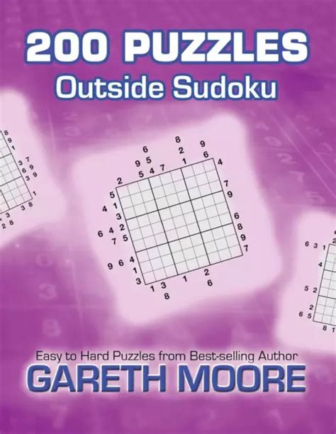 SUDOKU EXTÉRIEUR 200 puzzles du Dr Gareth Moore anglais livre de