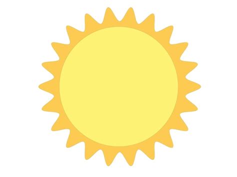 Premium Vector | Sun icon 2d Illustrator