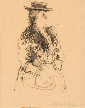 Tchelitchew Pavel Works Seated Nude Leaning Back Study Of A Boy