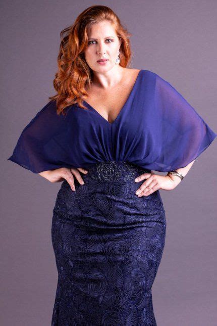 Vestido De Festa Plus Size Longo Sereia Azul Marinho Curvy Arthur