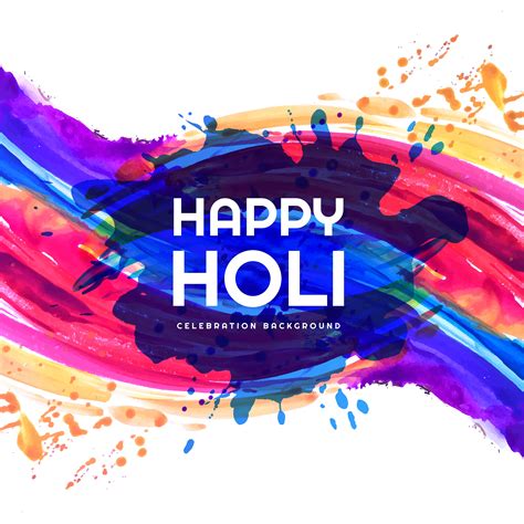 Happy holi colorful splash festival card 701419 Vector Art at Vecteezy